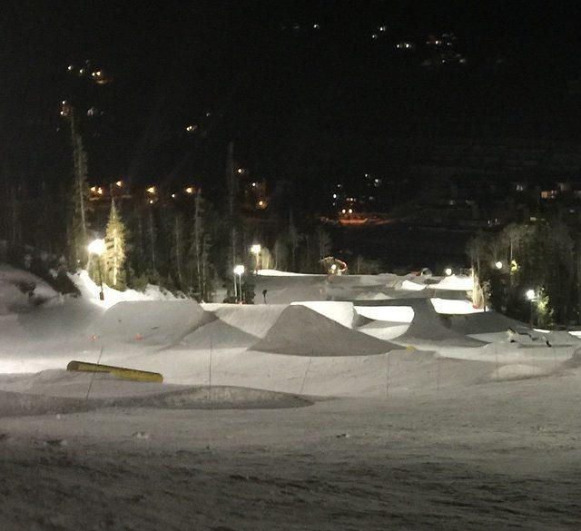 Down at brianhead resort for the weekend. Night boarding is legit! #brianhead
