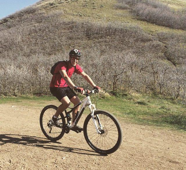 High altitude bike ride, yo😁🚴