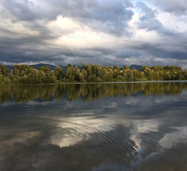 Clouds and reflections. Such a beautiful place #summer #rosenheim #sorry4spamming