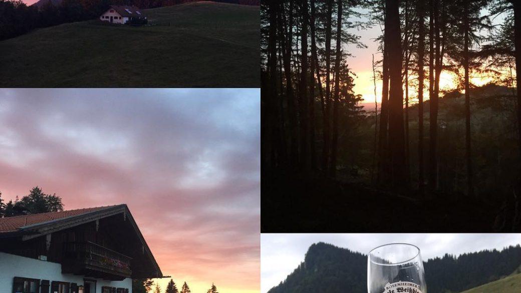 🚴🏻🌲🌄🍻🇩🇪 what more could you ask for?#bayern #beeroholic #sunset