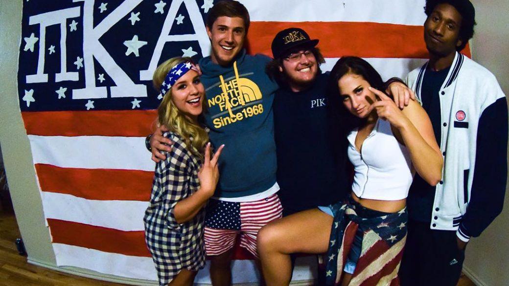 Red Pike and Blue was awesome! Nicely done by the ΠΚΑ fraternity. 🇺🇸 #usu #chubbies