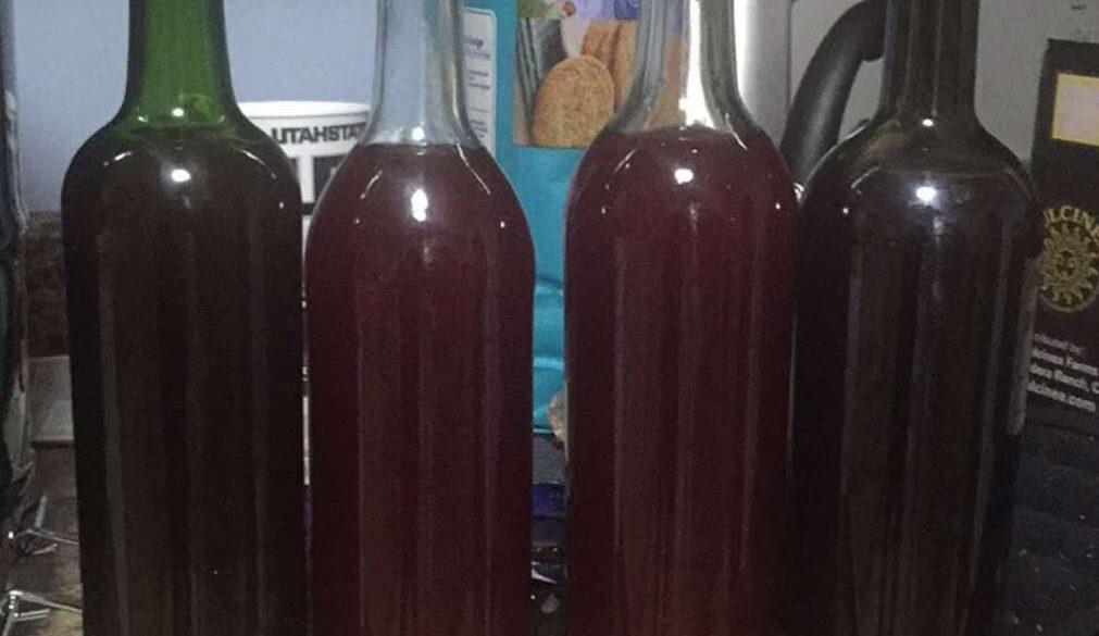The wine is bottled! Sitting right around 13% ABV #homebrew more on its way!