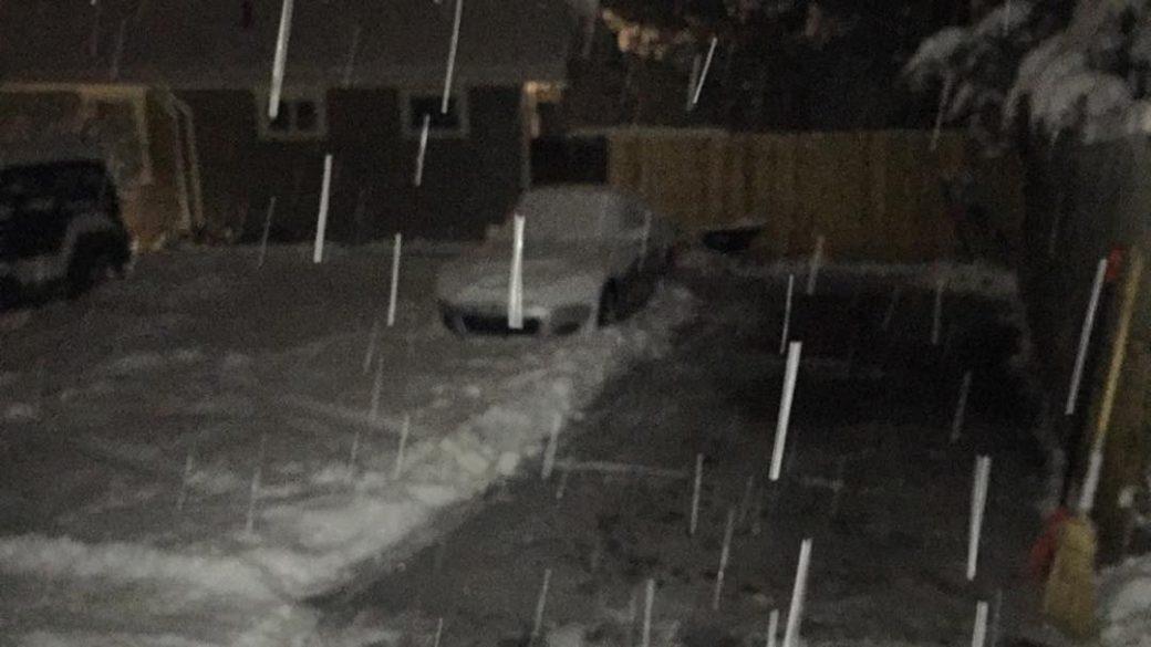 Shoveling snow is such an accomplishing feeling #snowstorm #powday #finals