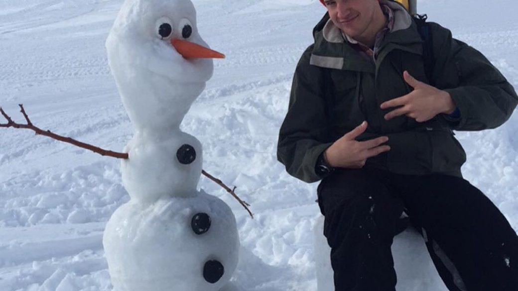 Nordic Valley with Olaf. ‘Twas a good time #powday #skiutah