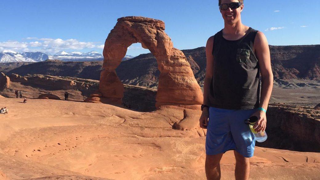 Check out this cool arch. It’s very archey. Yay #moab #springbreak