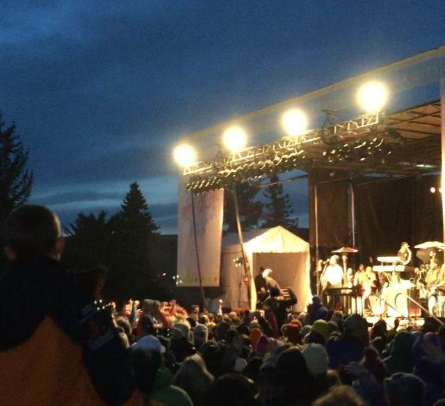Fun night at #pcmr listening to Michael Franti at the 2016 Spring Gruv Concert #skiutah #jamutah