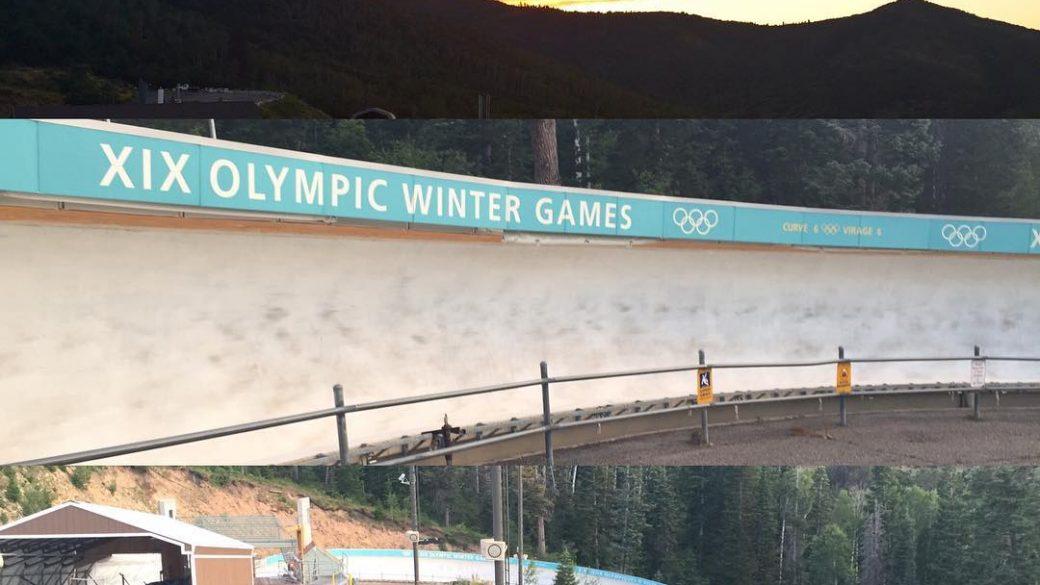 Park city never disappoints 🌄 bobsled track. #pc #olympics