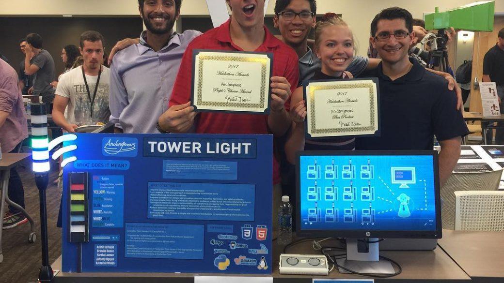 29 hours of hacking without sleep and we have a working product. Also won the Best Product and People’s Choice awards. #viasatsummer #viasatlife