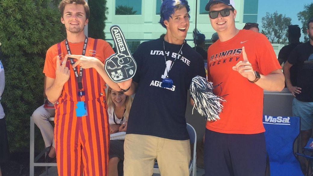 It’s College Spirit Day today at work! #usu #uiuc #viasatsummer #viasatlife