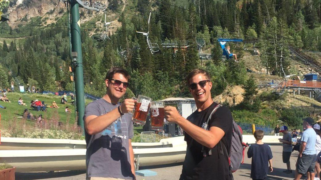 Prost! 🍻Oktoberfest at Snowbird with @matthewjoosten was a success. #tastybeer #drunk