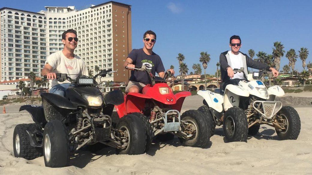 Matthew flipped his ATV. Way to go 👍🏼#safetythird #WhenInMexicoForADay