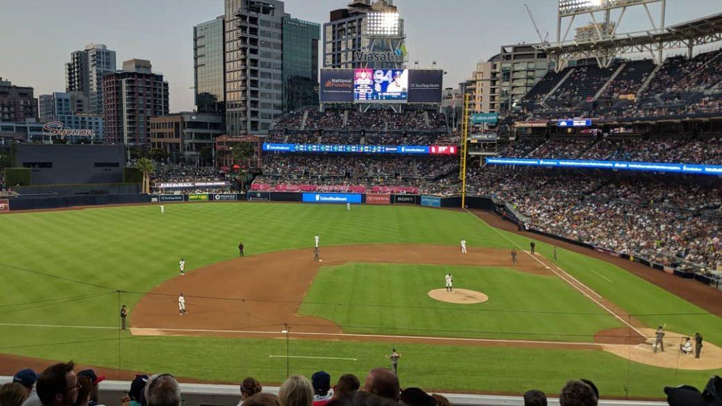 New grad – Intern bonding event. Got to see the Padres!