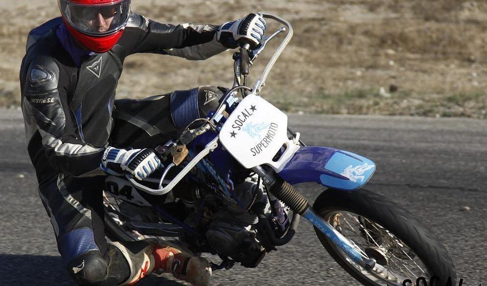 Supermoto day at the track! Only crashed once  #socalsupermoto