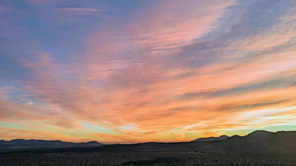 Overnight camping trip in Anza Borrego. Beautiful sunrise! 🌄🔫 RIP Harry Pumpkin ⚰️