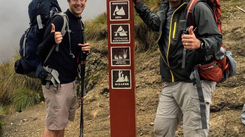 The “smile” of my dad says it all. More like the “I’m about to pass out after climbing all the way up this mountain” kind of look. Happy Father’s day, dad! Thanks for supporting me every step of the way.